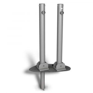 Runder Poller zum Klappen Pp07